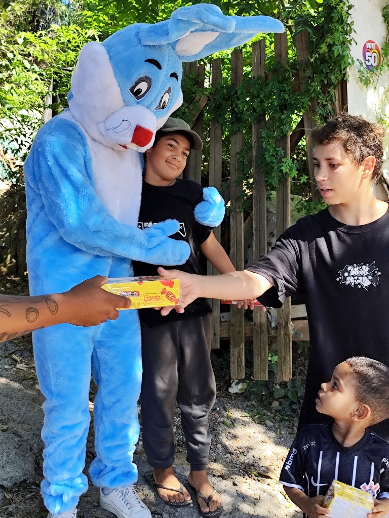 Entrega de chocolates